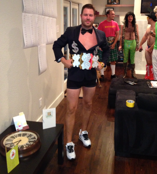 Illustration for article titled WWF-Themed Fantasy Football Draft Features Impressive Costumes